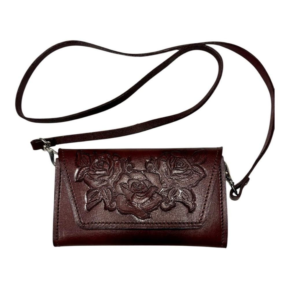 JAAC Arnold Ale Brown Wallet, Crossbody, Clutch, Leather.  Like New.